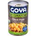 Goya Foods Organic Chick Peas, Garbanzo Beans, 15.5 Ounce (Pack of 24)
