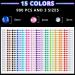 1225 Pcs Rhinestone Stickers | Self-Adhesive Face Gems | Clear & Colorful | Makeup Glue for Face, Eye, Hair, Nails | DIY Craft Decorations - Buy Online on GoSupps.com