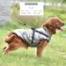 Buy 2-in-1 Large Dog Jacket & Outdoor Sports Vest - Warm Winter Coat for Large Dogs (Silver 5XL) - International Shipping Available - Buy Online on GoSupps.com