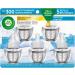 Air Wick Plug in Scented Oil Refill, 5ct, Fresh Linen, Essential Oils, Air Freshener