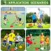 9 Inch Colored Spot Marker Set - 12 Non-Slip Rubber Cones for Sports Training and Dance Practice - Buy Online on GoSupps.com