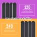 20 Piece TsMADDTs Nail Files Set - Double Sided Emery Board for Natural and Acrylic Nails - Professional Manicure Tools for Home and Salon Use - Assorted Grits - Buy Online on GoSupps.com