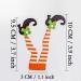 Whaline Halloween Witch Boot Cupcake Toppers - 30 Pack | Party Decoration Supplies - Buy Online on GoSupps.com