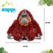 Zappi Co Ultra Soft Orangutan Plush Toy - 23cm Width | Eco-Friendly Newborn Gift - Buy Online on GoSupps.com