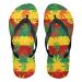 Mnsruu flip-flops with marijuana leaves striped for home hotel spa bedroom travel s for men and women small multi-colored