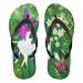 Mnsruu flip-flops with tropical flowers birds and butterflies for home hotel spa bedroom travel s for men and women