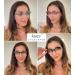 Eyekepper 4-Pack Round Reading Glasses for Women - Small Lens +1.25 - Stylish & Versatile Mix Color Readers - Buy Online on GoSupps.com