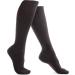 Knee High Compression Socks Unisex - Cotton Sport 18-21 mmHg - Black XL/44-46 for Travel & Fitness - Buy Online on GoSupps.com