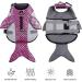 ASENKU Dog Life Jacket - Ripstop Safety Vest for Small to Large Dogs - Adjustable Pet Life Preserver in Pink - Buy Online on GoSupps.com
