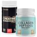 METALIFE Creatine Monohydrate 500g + Marine Collagen Peptides 20oz Bundle Muscle Strength Recovery & Joint Support Unflavored Canada-Made Wild-Caught Fish 166 Total Servings