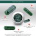 Organic Spirulina and Chlorella Capsules for Powerful Detox and Energy Boost - 180 Pills - Buy Online on GoSupps.com