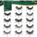 Rechoo Magnetic Eyelashes Kit - 14 Pairs Long & Thick False Eyelashes with Magnetic Eyeliner - Reusable 3D Natural Lashes - Includes Applicator & Tweezers - Buy Online on GoSupps.com