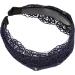 minkissy Lace Hair Hoop - Broadside Lace Headband Floral Lace Headband Gothic Headband Fancy Decor for Women Girls (Black) - Buy Online on GoSupps.com