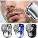Mini Shaver Men Electric Fashion Washable Wet and Dry Shaver for Men Pocket Shaver Portable Electric Shaver for Men for Home Car and Travel (Silver) - Buy Online on GoSupps.com