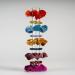Clear Acrylic Strawbre Scrunchie Holder Stand Organizer - Hair Tie & Jewelry Storage for Teen Girls | VSCO Room Decor & Gift - 11 Inches - Buy Online on GoSupps.com