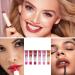 D collez l vres d collez la tache de rouge l vres - 6x Gloss l vres imperm able - Peel Reveal Lip Stain Gloss l vres imperm able l'eau Tache pelable longue tenue pour mariage rassembleme - Buy Online on GoSupps.com