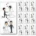 100 handkerchiefs (10x10) Married Couple - Wedding couple in love/wedding/tears of joy