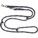 Large Adjustable Dog Exercise Line for Dogs Up to 80 kg - Durable 2.40m 2.80m 3.50m & 5m Options in Black/Silver/Purple - Buy Online on GoSupps.com