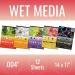 Grafix Dura-Lar Wet Media Pad 14x17 - Pack of 12, .004 Film Coated for Water Based Mediums | Ideal for Watercolor, Compositions, Painting Surfaces, and Printmaking - Buy Online on GoSupps.com