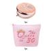 30th Birthday Gifts for Women - Makeup Bag, Mirror & Cosmetic Bag Set in Rose Gold & Pink | Perfect Dirty 30 Gift - Buy Online on GoSupps.com