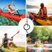 MOOCY Kayak Paddle Leash - Adjustable Safety Rod for Kayaking, Canoeing, SUP Boarding - 2 Pack - Buy Online on GoSupps.com