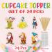 Seyal Snow White and the Sevn Dwarfs cupcake topper - Buy Online on GoSupps.com