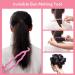 2Pcs Hair Band Remover Cutter & 6Pcs Hair Styling Tool Kit with 760Pcs Color Hair Ties for Girls & Women - Buy Online on GoSupps.com