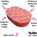 Missing Cherry Exfoliating Soap Sponge - 250g - Moisturising Shea Butter - Perfume Scent - Vegan Friendly - Puddle of Wax - Made in The UK - Buy Online on GoSupps.com