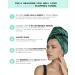 Microfiber Hair Towel for Women | Satin Hair Plopping Towel for Curly & Long Hair - SMPL Objects Amber - Buy Online on GoSupps.com