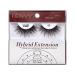 i-ENVY Extension False Lashes Hybrid Salon Lash Clear Invisible Band Strip Natural Look Mixed Volume Curl EyeLashes Wispy Fluffy Cat Eye Fake Lashes (Volume)