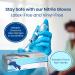 Nitrile Gloves Powder Free Pack of 2. 100 x 2 200 PCs (Large) Blue L (Pack of 200) - Buy Online on GoSupps.com