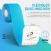 Health Press Kinesiotapes - 2 Rolls (Blue & Black) 5cm x 5m - Professional Physio & Sports Tape - Skin-Friendly Dermatest Approved - Buy Online on GoSupps.com