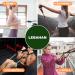 Leuhan Resistance Bands Set - 5 Bands (150LBS) 2 Hand Straps 2 Ankle Straps Door Anchor & Storage Bag | Ideal for Home & Travel Workouts - Buy Online on GoSupps.com