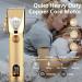 Professional Hair Clippers for Men | Cordless Electric Clippers & Trimmers Set | Gold Beard & Nose Hair Trimmer | Barber Edgers with Guards - Buy Online on GoSupps.com
