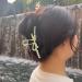 VOCOSTE Hair Clip Classic Faux Pearl Bow Hair Clip for Women Gold Tone - Buy Online on GoSupps.com