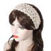ZLYC Women Handmade Crochet Knit Boho Flower Headband - Crochet White - Buy Online on GoSupps.com