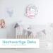 Personalized Elbe Effect Bunnies Wall Lamp - Unique Wooden Baby Gift for Birth & Baptism - Custom Name Nursery Decor - Buy Online on GoSupps.com