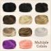 Sofeiyan Mini Claw Clip Hair Bun Extension - Cat Ears Updo Space Bun Accessory - Golden/Bleach Blonde Mix - 2PCS - Buy Online on GoSupps.com