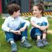 Hawkwell Kids Outdoor Hiking Shoe - 2 Little Kid - Black/Red - Buy Online on GoSupps.com