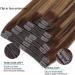 Secret Hair Extensions Straight Clip In Hair Extensions Human Hair Extensions P4/27 Medium Brown Mixed Blonde Full Head Clip Ins Natural Hair With 18 Clips Hair Decor for Women Girls (Size : 20inch 20inches 120g/Set - Buy Online on GoSupps.com