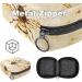 Stylish Honeybee Geometric Women's Menstrual Pad & Cup Storage Bag - Portable Zipper Pouch for Teens & Girls - Buy Online on GoSupps.com