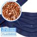 TruHealth Weighted Microwavable Heating Pad - FSA HSA Approved, Natural Flaxseed Fill, Soft Plush Cover for Moist Heat/Cooling - Back Wrap in Navy - Buy Online on GoSupps.com