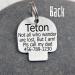 Personalized Dog Stamps - Engraved Skull Design Tags | Custom Name Tags for Pets | Double-Sided Dog & Cat Collars | Unique & Funny Animal Brands (Gold) - Buy Online on GoSupps.com