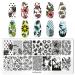 Shop Nice Needed Fireworks Nail Art Stamps - 6 Animal Templates & Starry Sky Design for Stunning Nail Art - Buy Online on GoSupps.com