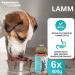 Eggersmann Carnebello - Wet dog food with lamb (6 x 400 g) - Complete food for adult dogs - Tasty and premium wet food for dogs - Buy Online on GoSupps.com