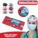 6-Piece Non-Slip Button Headbands Set for Nurses and Yoga, Running, Exercise - Cute Patterns with Ear Protection Holder - Stretchy and Elastic Headwraps - Buy Online on GoSupps.com