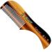 Kent A 81T (2.8) Pocket Comb & Beard Comb for Mustache and Beard - Travel Kit Beard Comb for Grooming/Beard Care - Fine Tooth Comb Mustache Comb Kent Comb for Mustache Kit Beard Grooming Styling Comb