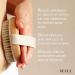 Wet and Dry Body Brush Exfoliator by Scala Beauty | Soft Bristle Brush for Smooth, Radiant Skin - Exfoliates Dead Skin, Reduces Cellulite, Stimulates Blood Flow | 5 x 2.75 in Dry Brush - Buy Online on GoSupps.com