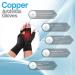 Hotcakes Copper-Infused Arthritis Support Gloves for Men and Women - Fingerless Compression Gloves for Carpal Tunnel and Pain Relief - Ergonomic Copper Gloves (L) - Buy Online on GoSupps.com