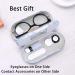 Shop MUF 2-in-1 Contact Lens & Glasses Case - Portable Leak-Proof Travel Set in Green-Gray Marble - Buy Online on GoSupps.com